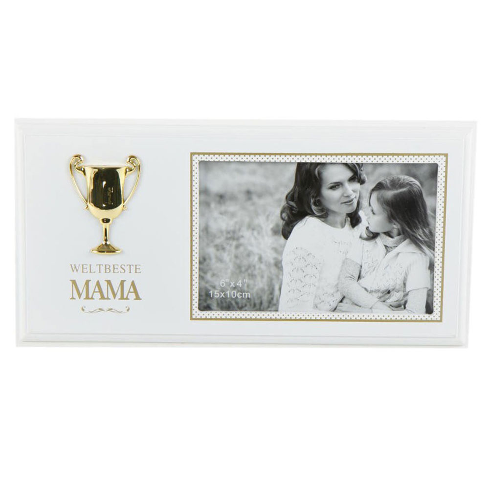 geschenke364-heimdeko-bilderrahmen-mama-mit-pokal-10x15 image 1
