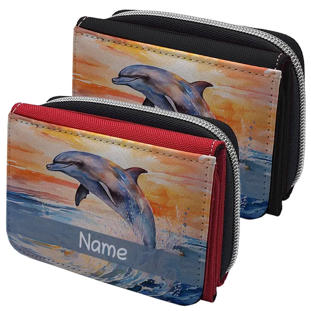 geschenke364-geldbeutel-mit-name-delfin-textil-12x8-5-cm image 1