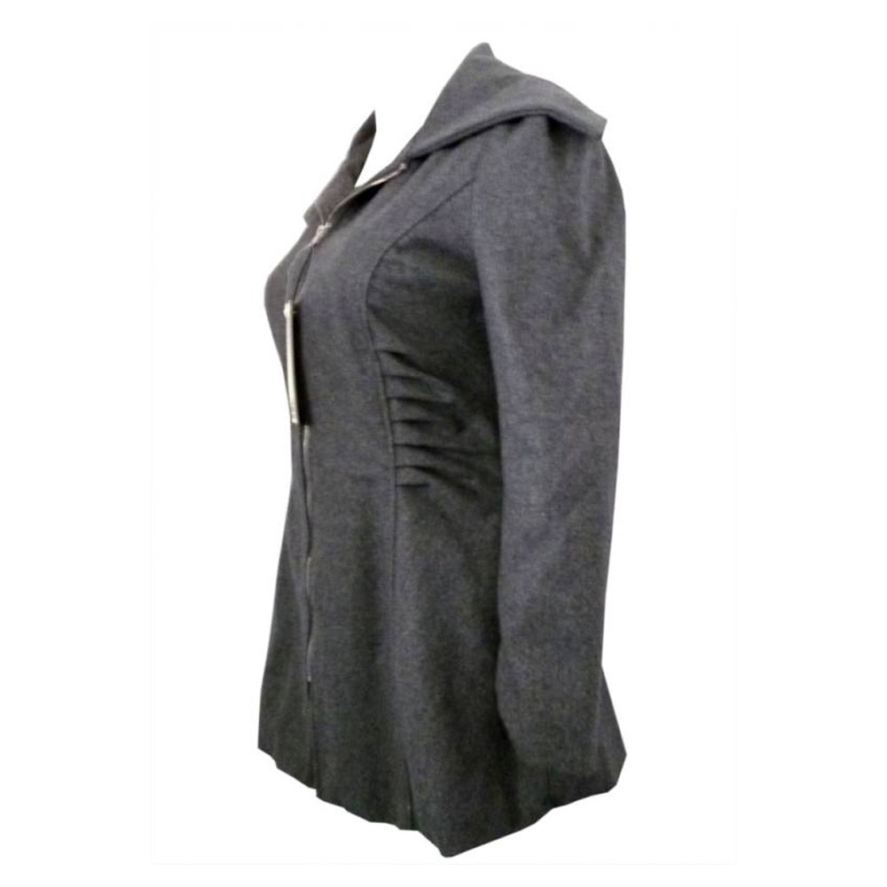 cipo-baxx-damen-jacke-grau-gr-s-gro-er-kragen-wolle image 4