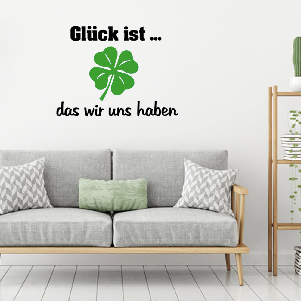 geschenke364-wohn-schlafzimmer-wandtattoo-gl-ck-ist-zweifarbig image 2