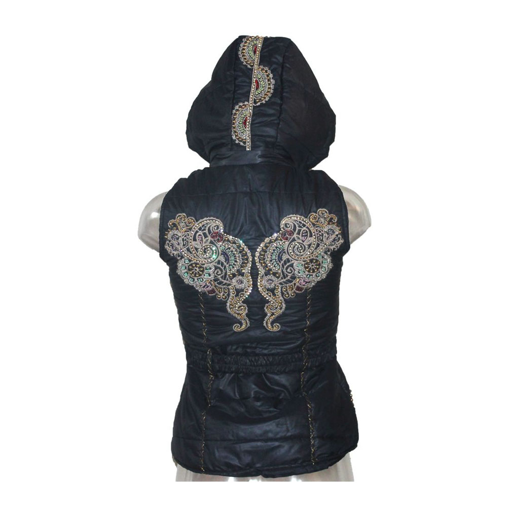 signet-3196-damen-weste-mit-kapuze-indigo-blau-bestickt image 4