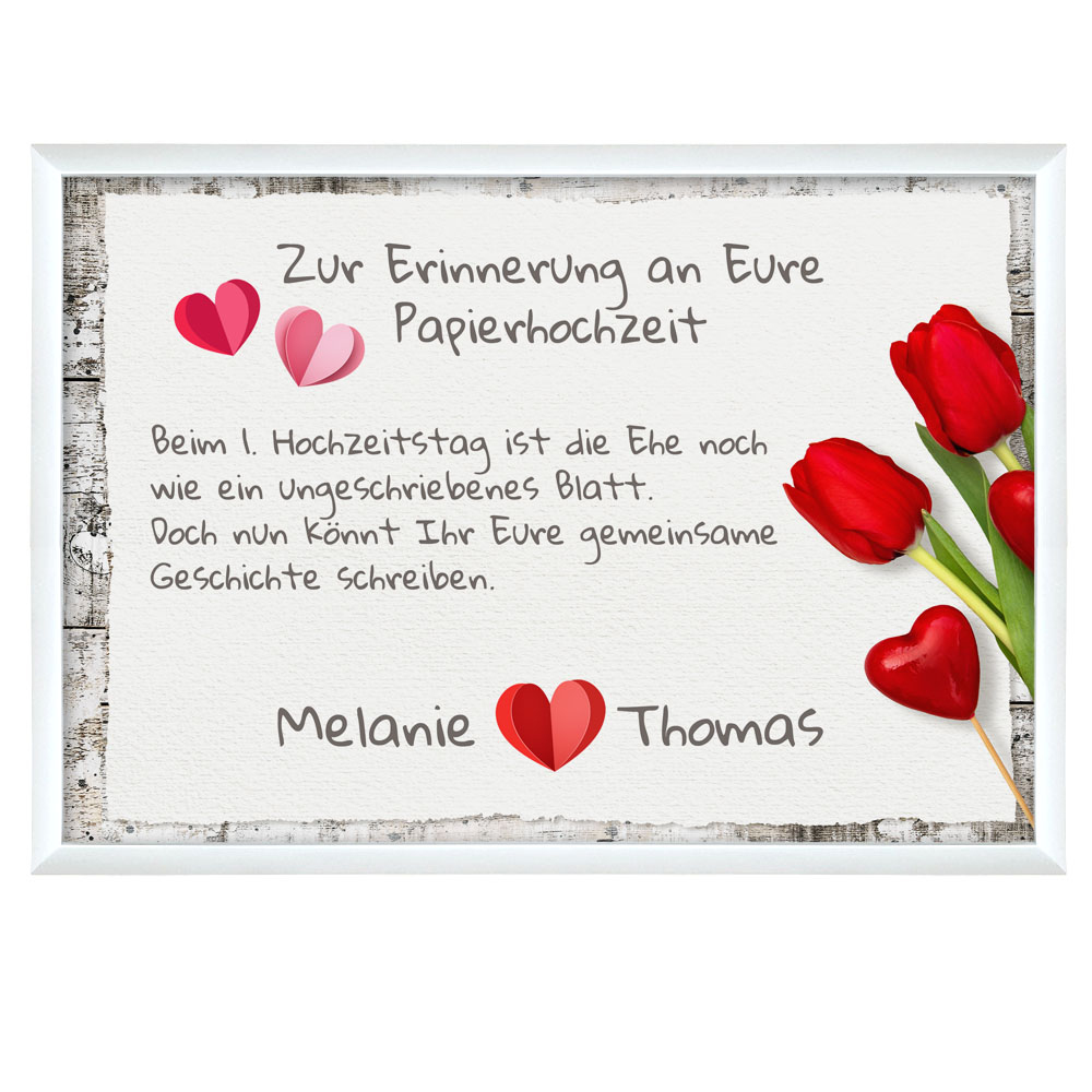 geschenke364-wandbilder-alu-tafel-hochzeitstag-gerahmt-a4-mit-namen image 2