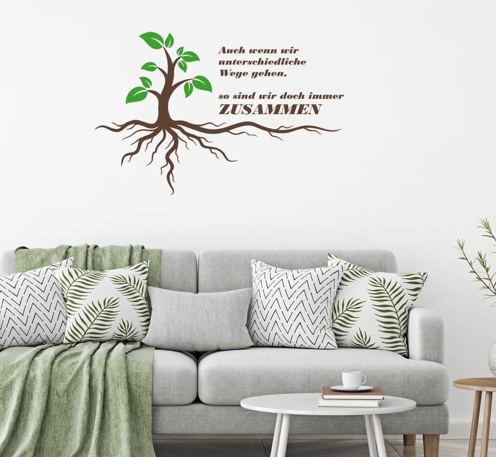 geschenke364-wohn-schlafzimmer-wandtattoo-baum-mit-wurzeln-familien-spruch image 2