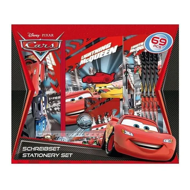 geschenke364-schulbedarf-schreibbox-disney-cars-undercover-69-teile image 1