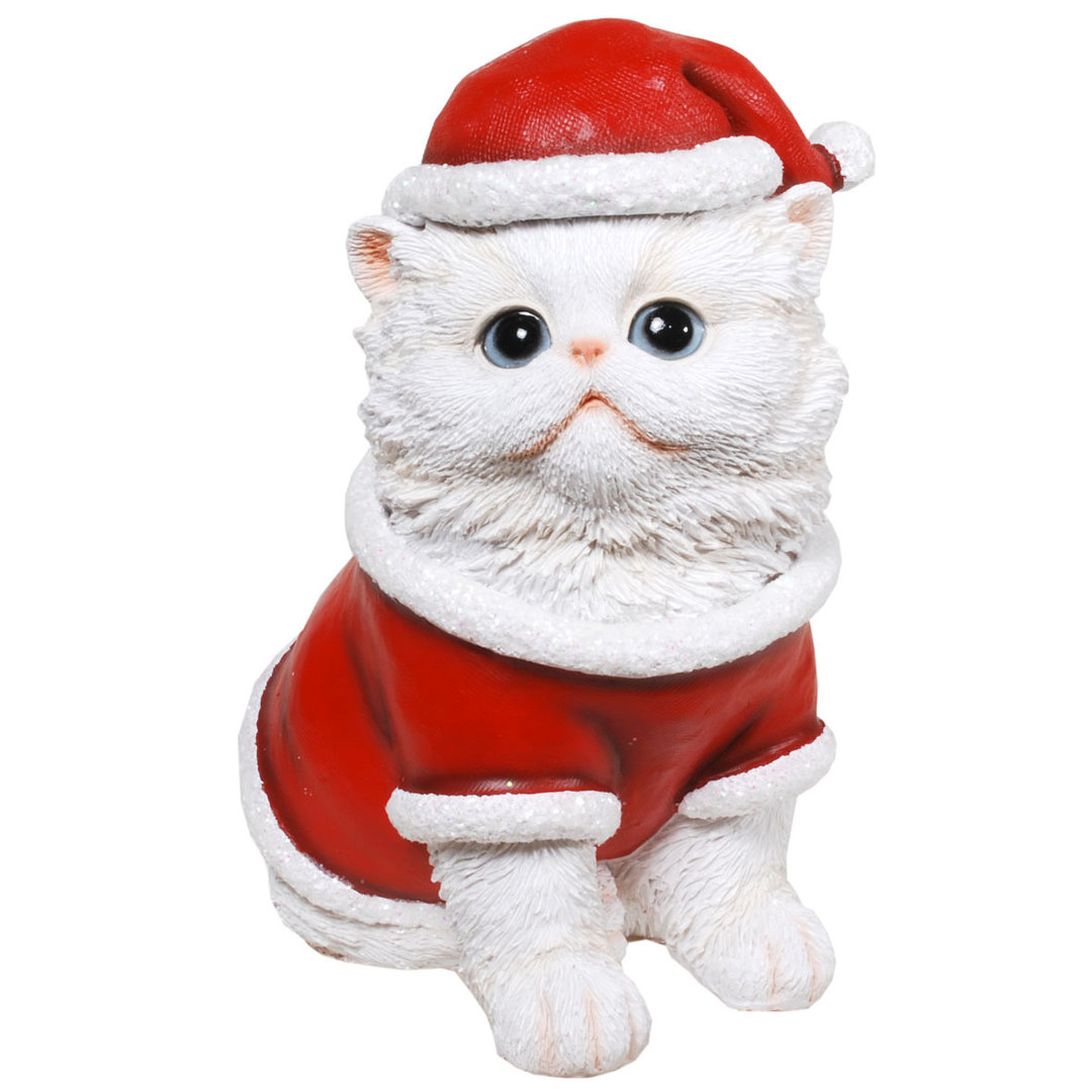 geschenke364-heimdeko-katze-mit-weihnachtsanzug-figur-wei-18cm image 1