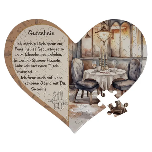 geschenke364-puzzle-herz-puzzle-gutschein-restaurant-63-teile image 1