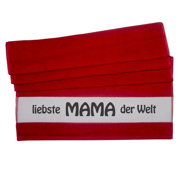 geschenke364-handt-cher-liebste-mama-handtuch-rot-50x100 image 1