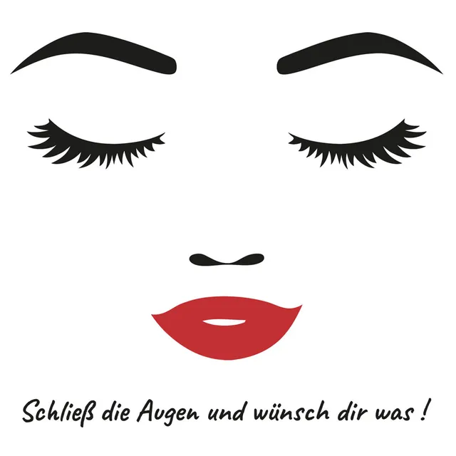 geschenke364-schlie-die-augen-und-w-nsch-dir-was-wandtattoo-schwarz-60x55-cm image 1