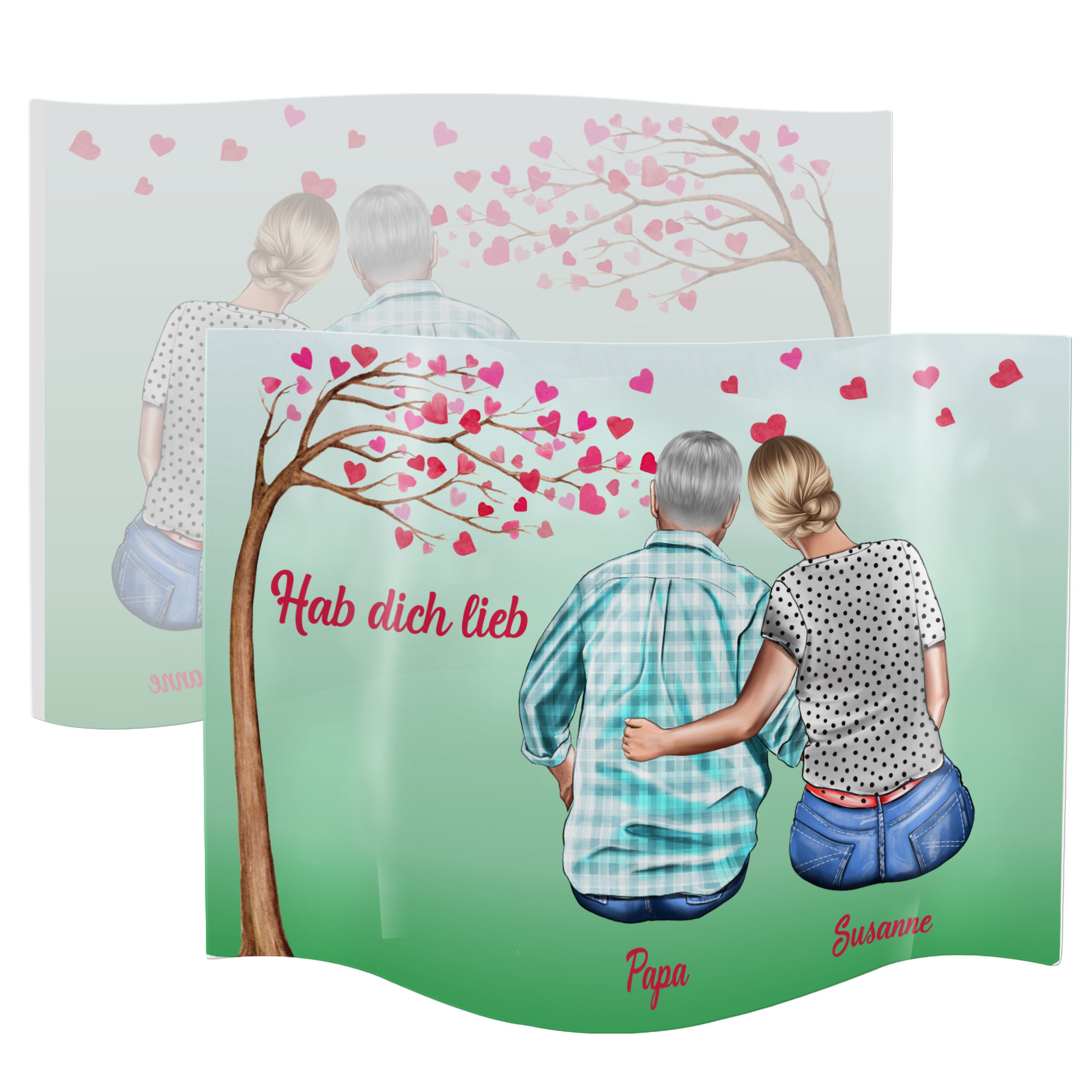 geschenke364-acryl-aufsteller-vatertag-papa-tochter-20x30-cm image 2