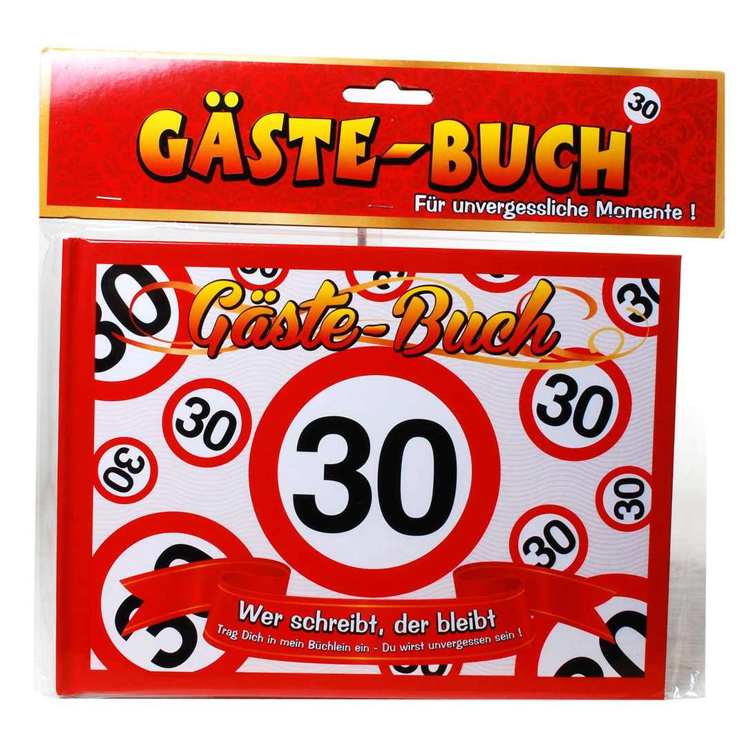 geschenke364-g-stebuch-30-pappe-geburtstag-15-5x21-5-cm image 1
