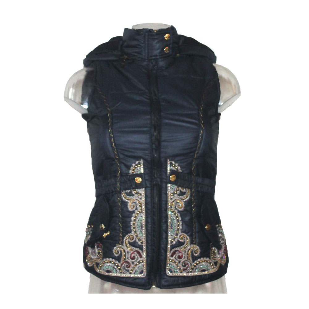 signet-3196-damen-weste-mit-kapuze-indigo-blau-bestickt image 2