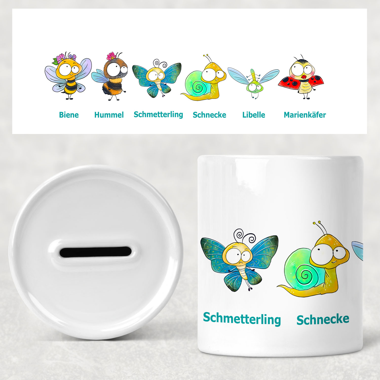 geschenke364-spardose-mit-name-garten-tiere-keramik image 2