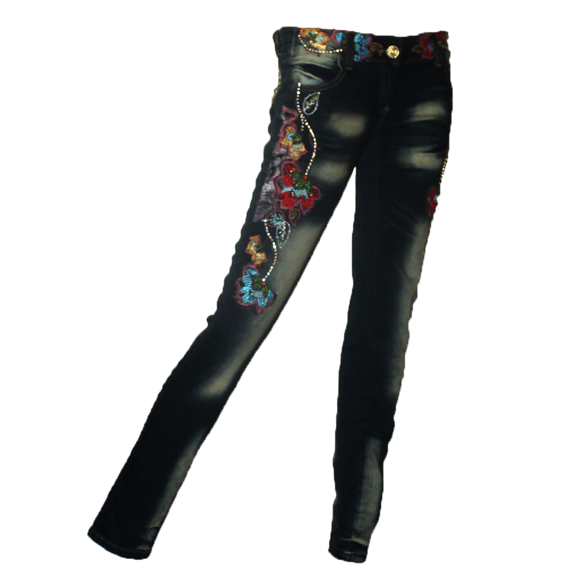 geschenke364-signet-3201-damen-h-ftjeans-dark-denim-strass image 1