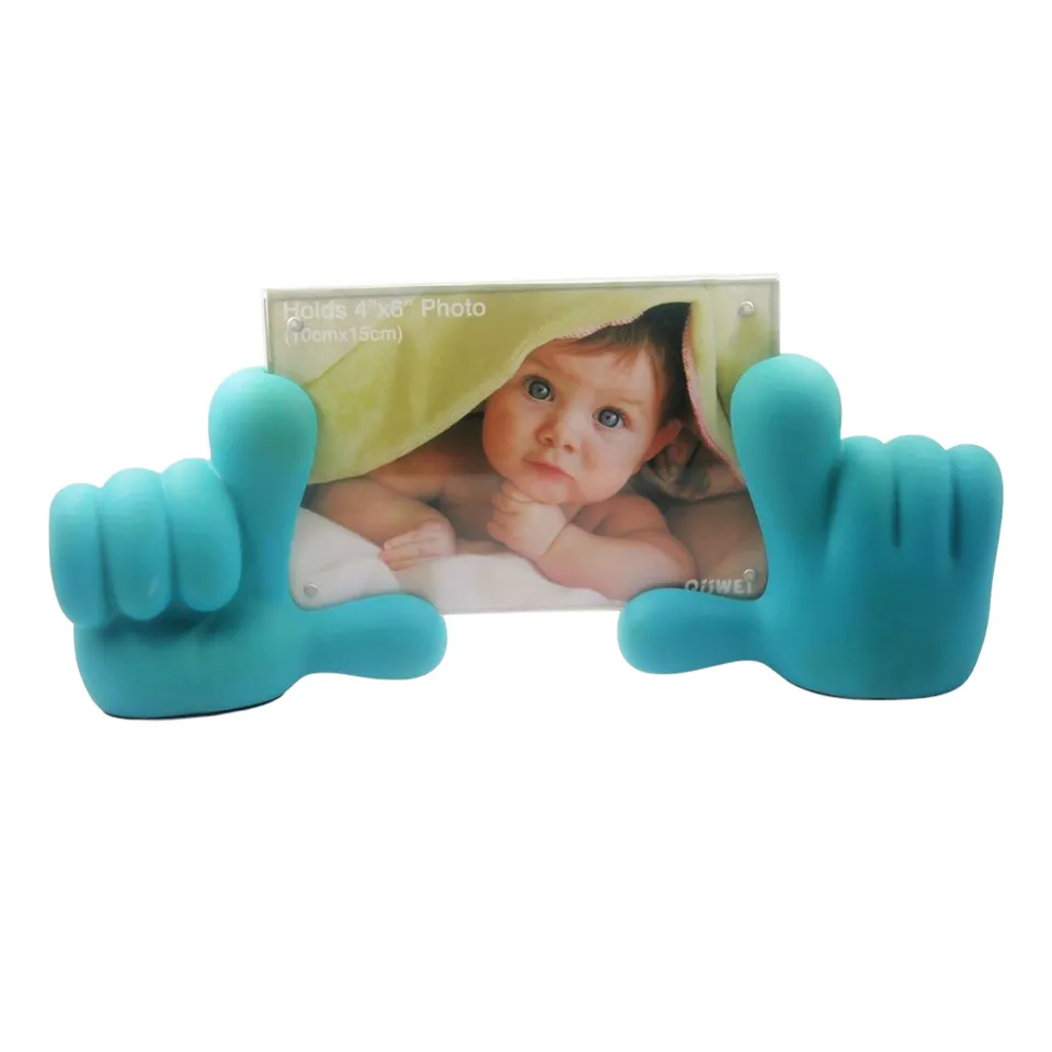 geschenke364-heimdeko-baby-bilderrahmen-babyh-nde-hellblau-10x15 image 1