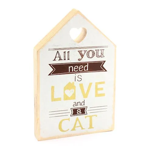 geschenke364-love-cat-wandbild-all-you-need-is-love-katze image 1