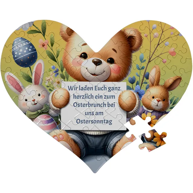 geschenke364-puzzle-herz-puzzle-ostern-mit-wunschtext-63-teile image 1
