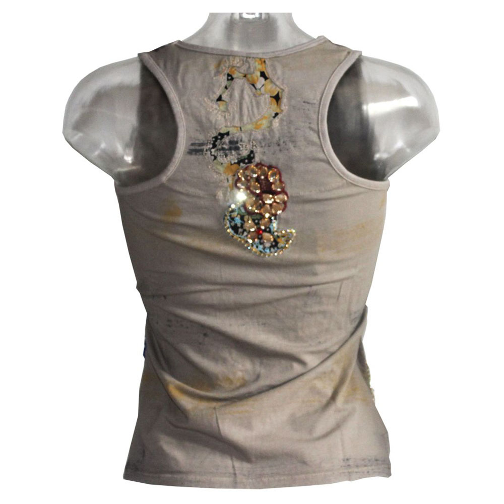 geschenke364-damenmode-tank-top-signet-1267-braun-stickerei-baumwolle image 3