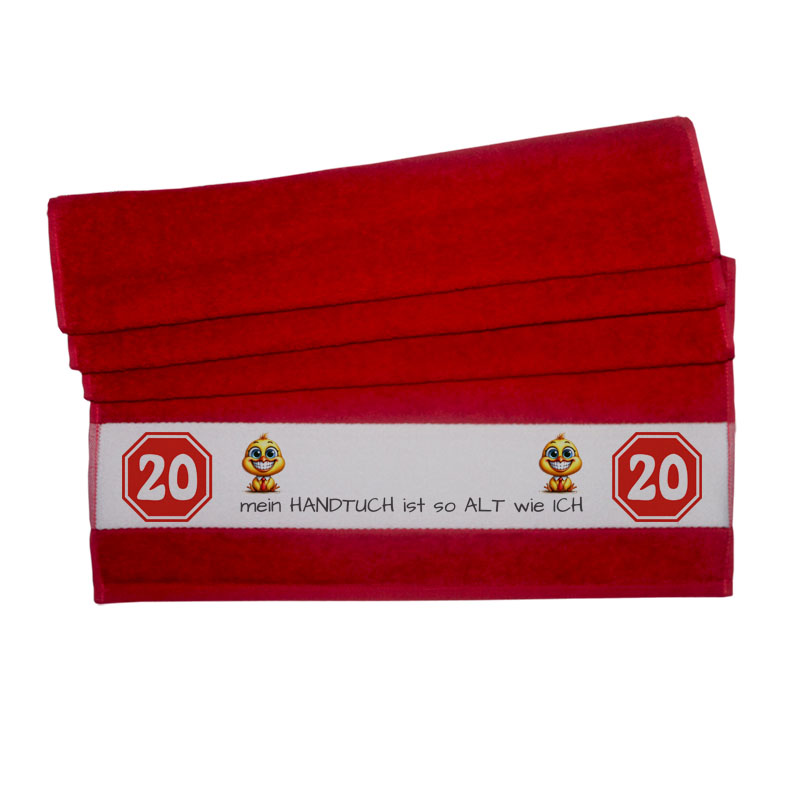 geschenke364-handt-cher-smile-handtuch-rot-mit-name-50x100 image 3