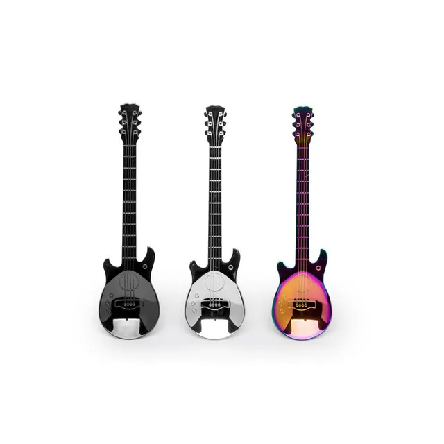 geschenke364-heimdeko-teel-ffel-set-gitarre-3er-edelstahl-bunt image 1