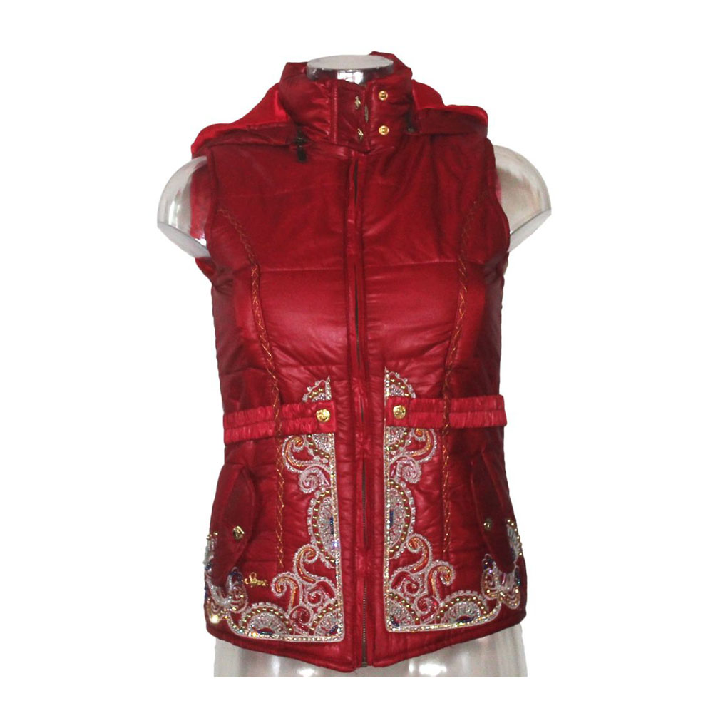 geschenke364-damenmode-weste-signet-3196-rot-kapuze-stickerei image 2