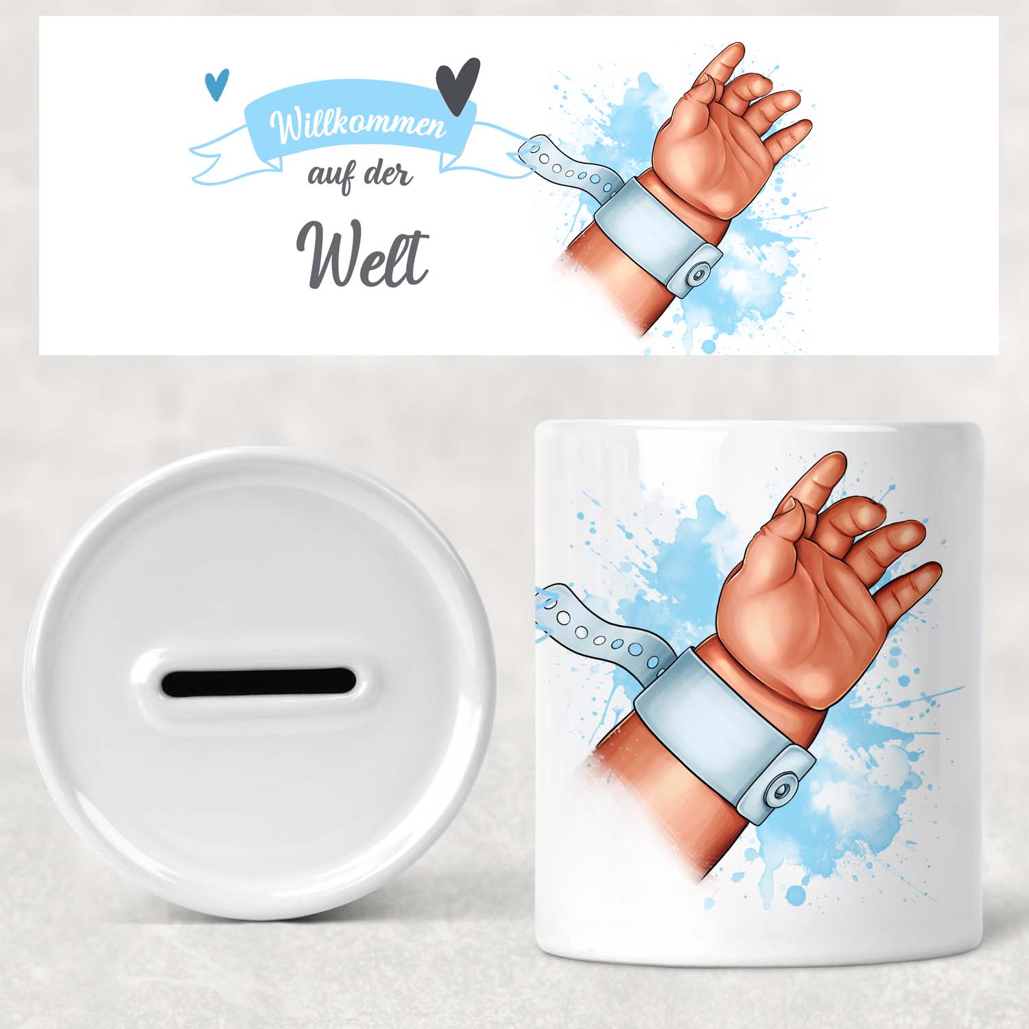 geschenke364-spardosen-spardose-geburt-blau-mit-name-datum image 2