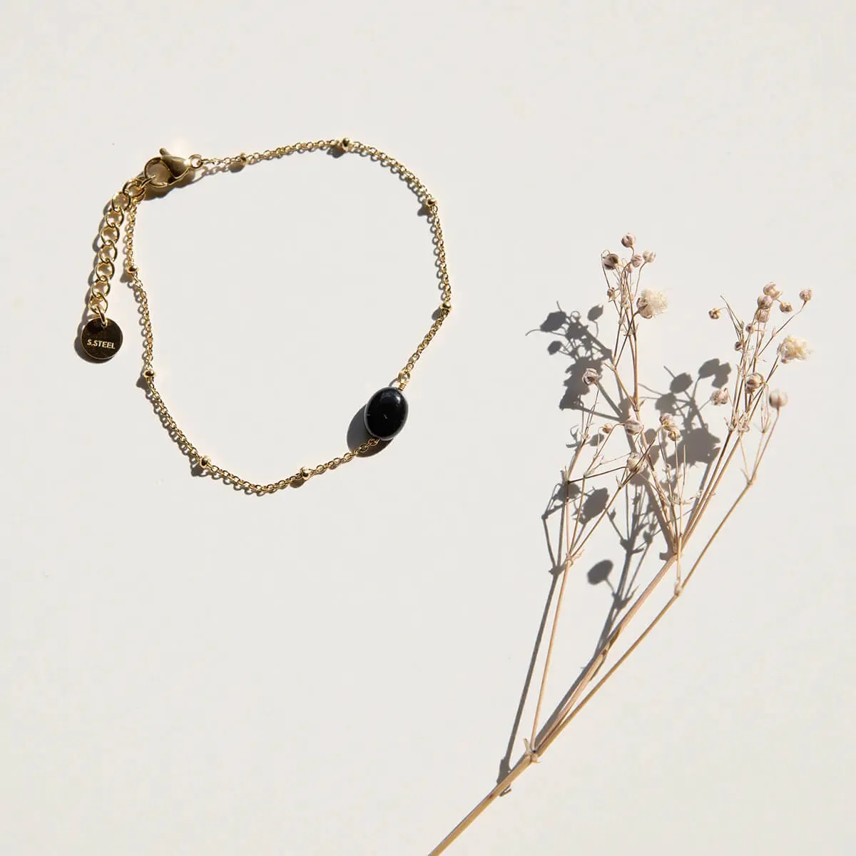 vinoos-colours-of-wine-armband-schwarz-no-one-like-you-edelstahl image 3