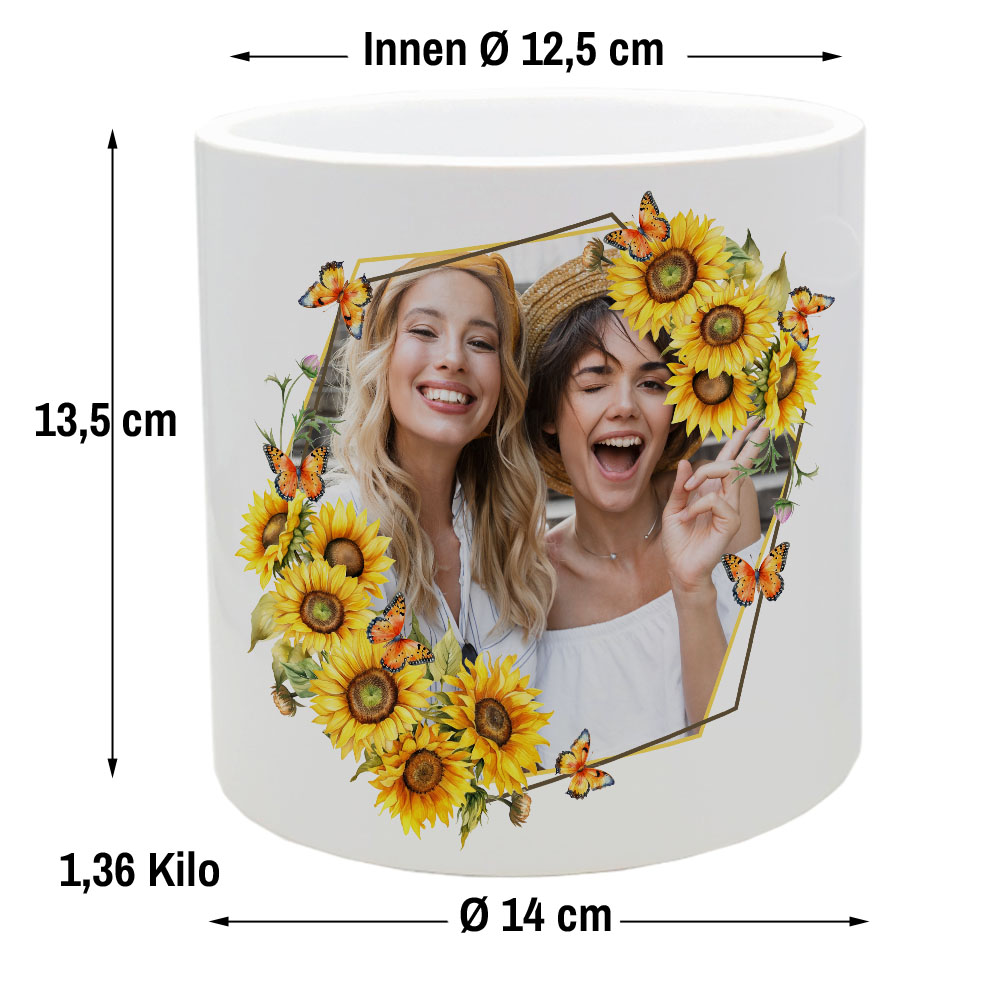 geschenke364-blumentopf-vase-xl-blumentopf-mit-foto-sonnenblumen image 3