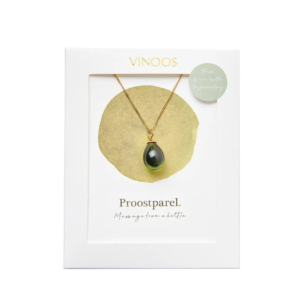 vinoos-ode-to-green-proostparel-halskette-olivgruen-45cm-glasperle image 2