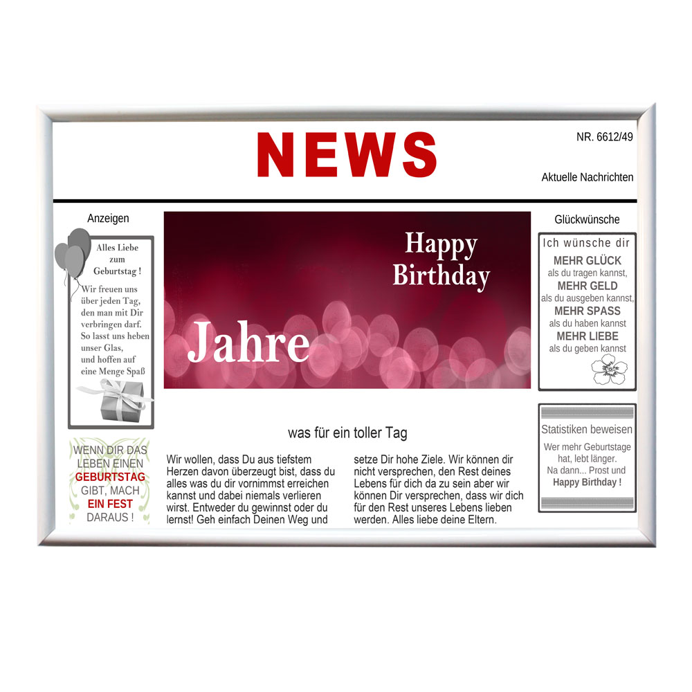 geschenke364-wandbilder-alu-tafel-news-geburtstag-wei-a4 image 2