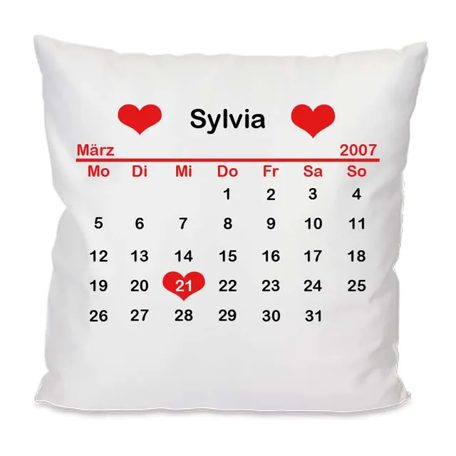 geschenke364-kissen-geburtsdaten-name-kalender-40x40-wei image 1