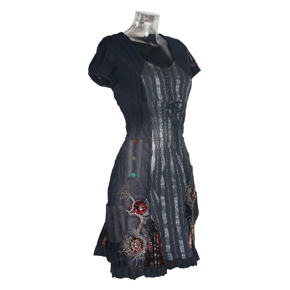 geschenke364-damenmode-sommerkleid-dirndl-look-3175-indigo-s image 2