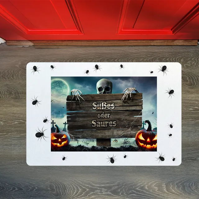 geschenke364-fu-matten-halloween-fu-matte-s-es-oder-saures-60x40 image 1