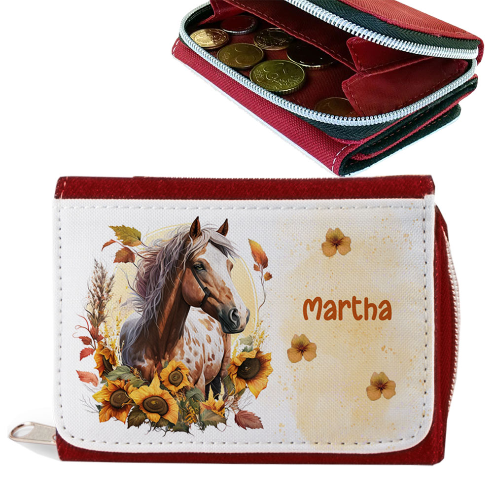geschenke364-geldbeutel-pferd-mit-name-rote-geldb-rse-m-dchen image 1