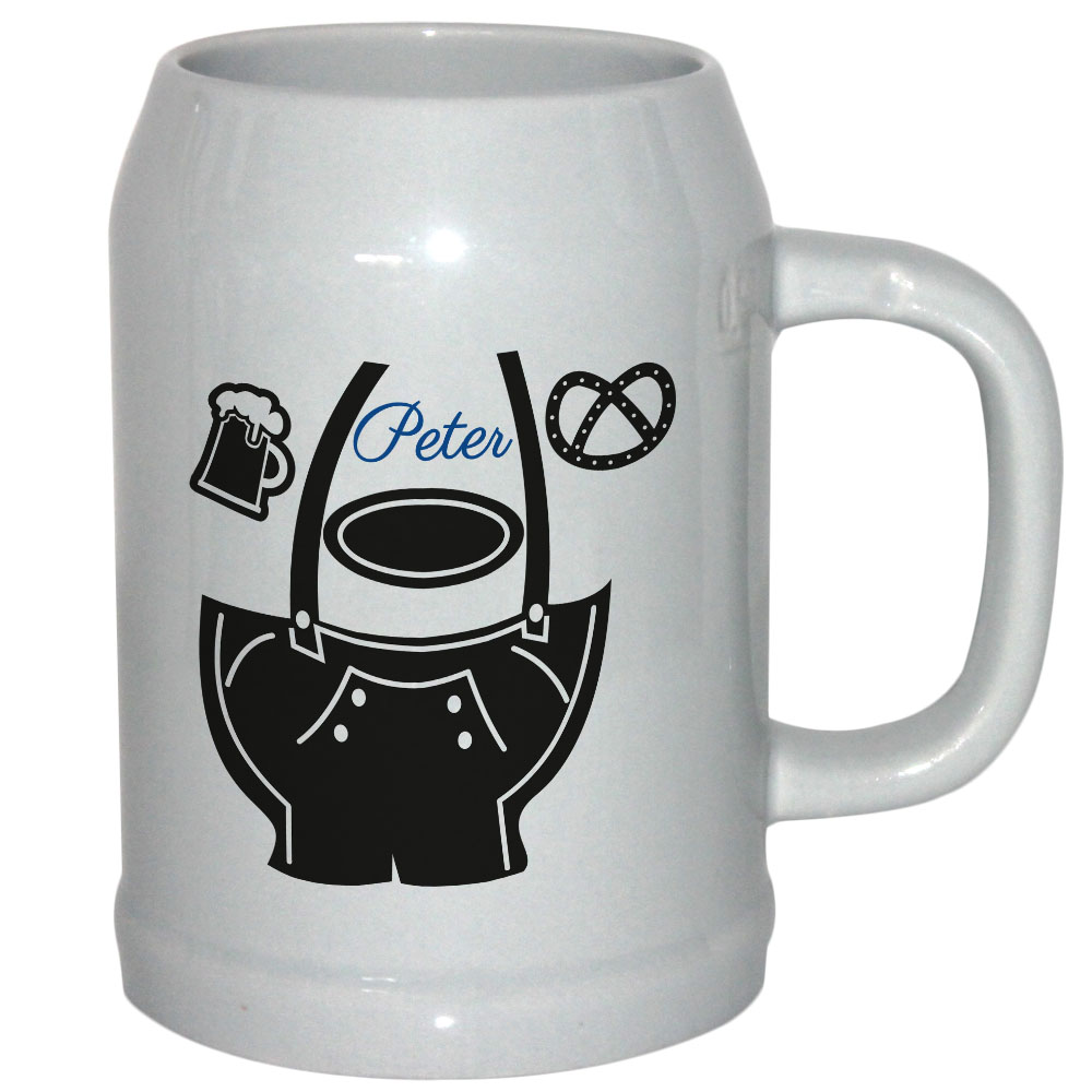 geschenke364-kr-ge-bierkrug-trachtenhose-mit-name-500ml image 1