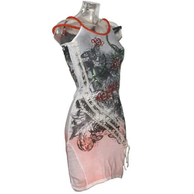 geschenke364-damenmode-minikleid-signet-3257-grau-pink image 1