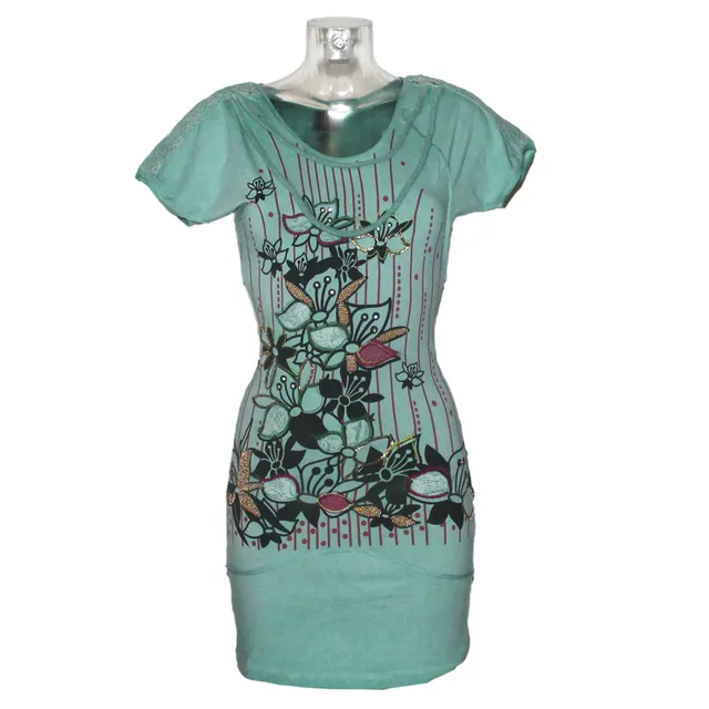 signet-minikleid-3259-damen-kleid-mint-gr-n-mit-applikationen image 1