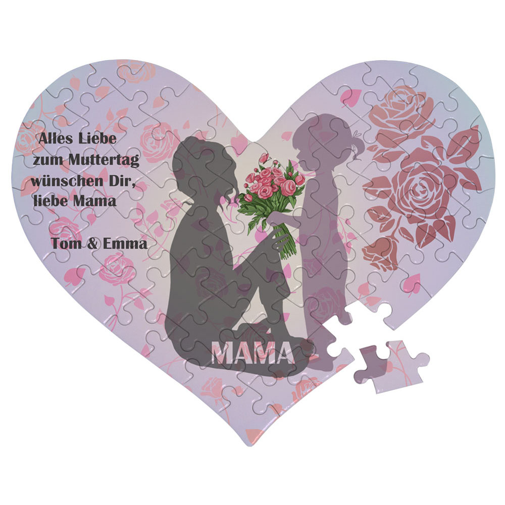 geschenke364-puzzle-muttertag-mutter-sohn-herz-mit-wunschtext-63-teile image 2