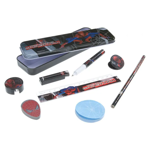 undercover-spiderman-schulset-8-teilig-mit-bleistiftbox image 1