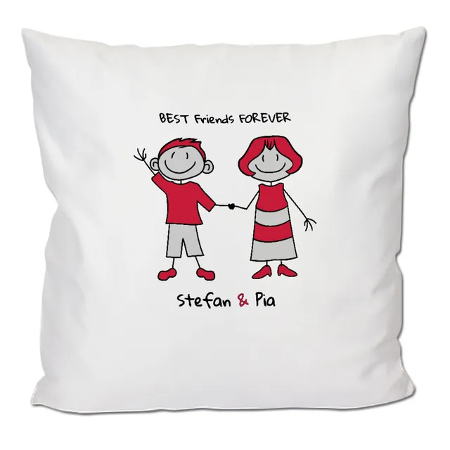 geschenke364-beste-freunde-kissenbezug-mit-namen-40x40 image 1