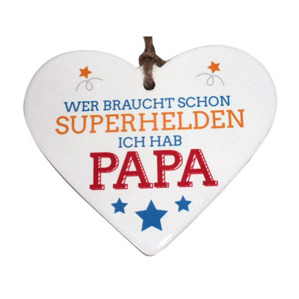 geschenke364-heimdeko-herz-papa-superhelden-spruch-keramik-19cm image 1