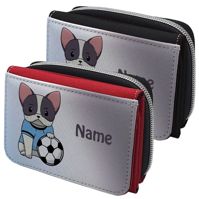 geschenke364-geldbeutel-mit-namen-fu-ball-hund-12x8-5-cm image 1