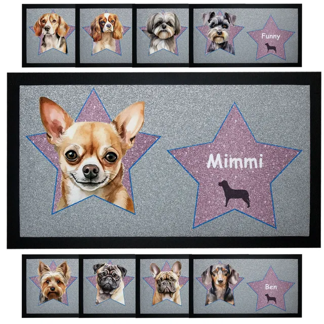 geschenke364-futtermatten-napfunterlage-hund-sterne-mit-namen image 1