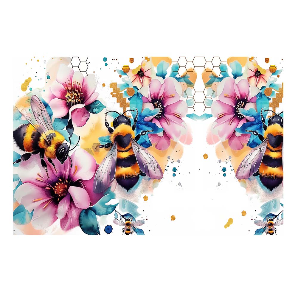 geschenke364-geldbeutel-bienen-und-blumen-mit-name-textil image 5