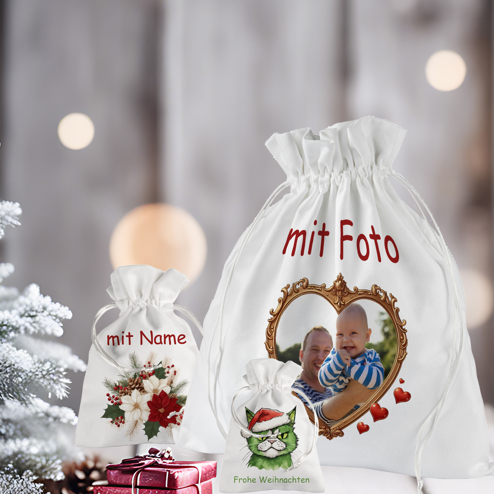 geschenke364-geschenkbeutel-zugband-beutel-mit-foto-name-gestalten image 1