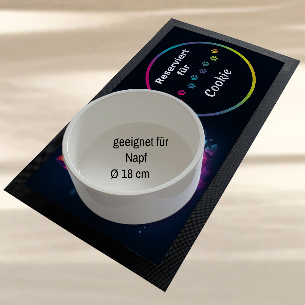 geschenke364-futtermatten-napfunterlage-yorkshire-terrier-neon-mit-name image 3