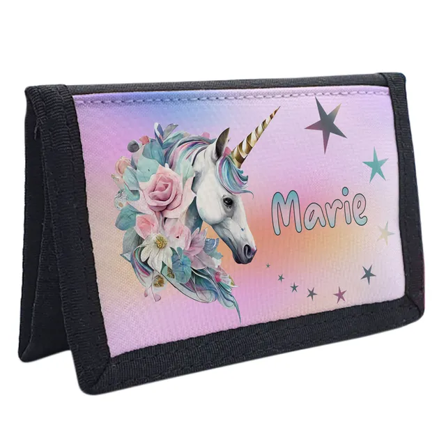 geschenke364-geldbeutel-einhorn-03-kinder-geldb-rse-schwarz-mit-name image 1