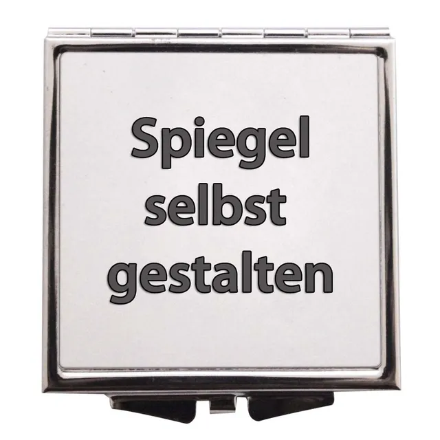 geschenke364-spiegel-schloss-handspiegel-quadratisch-selbst-gestalten-6x6-cm image 1
