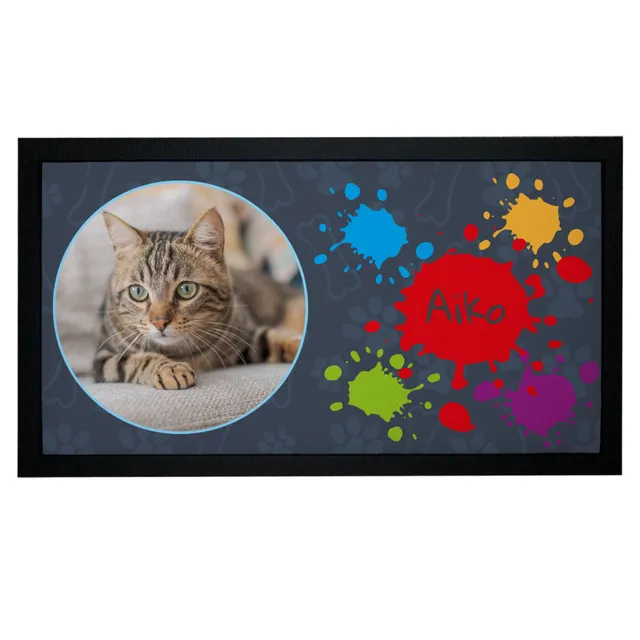 geschenke364-futtermatten-napfunterlage-foto-name-44-cm image 1