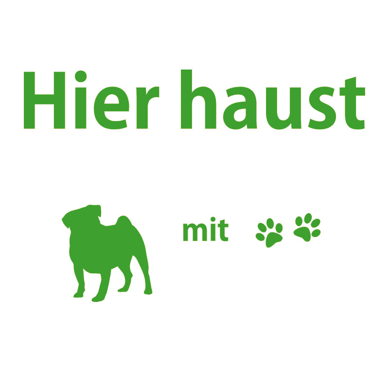 geschenke364-tiere-wandaufkleber-mops-hier-haust-mit-name-55-cm image 3