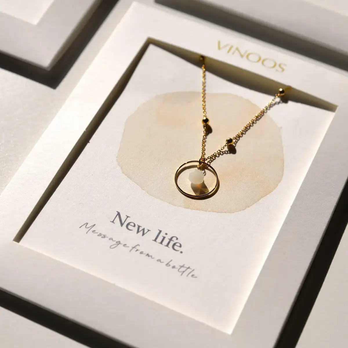 vinoos-colours-of-wine-kette-rund-cr-me-new-life-40cm image 2
